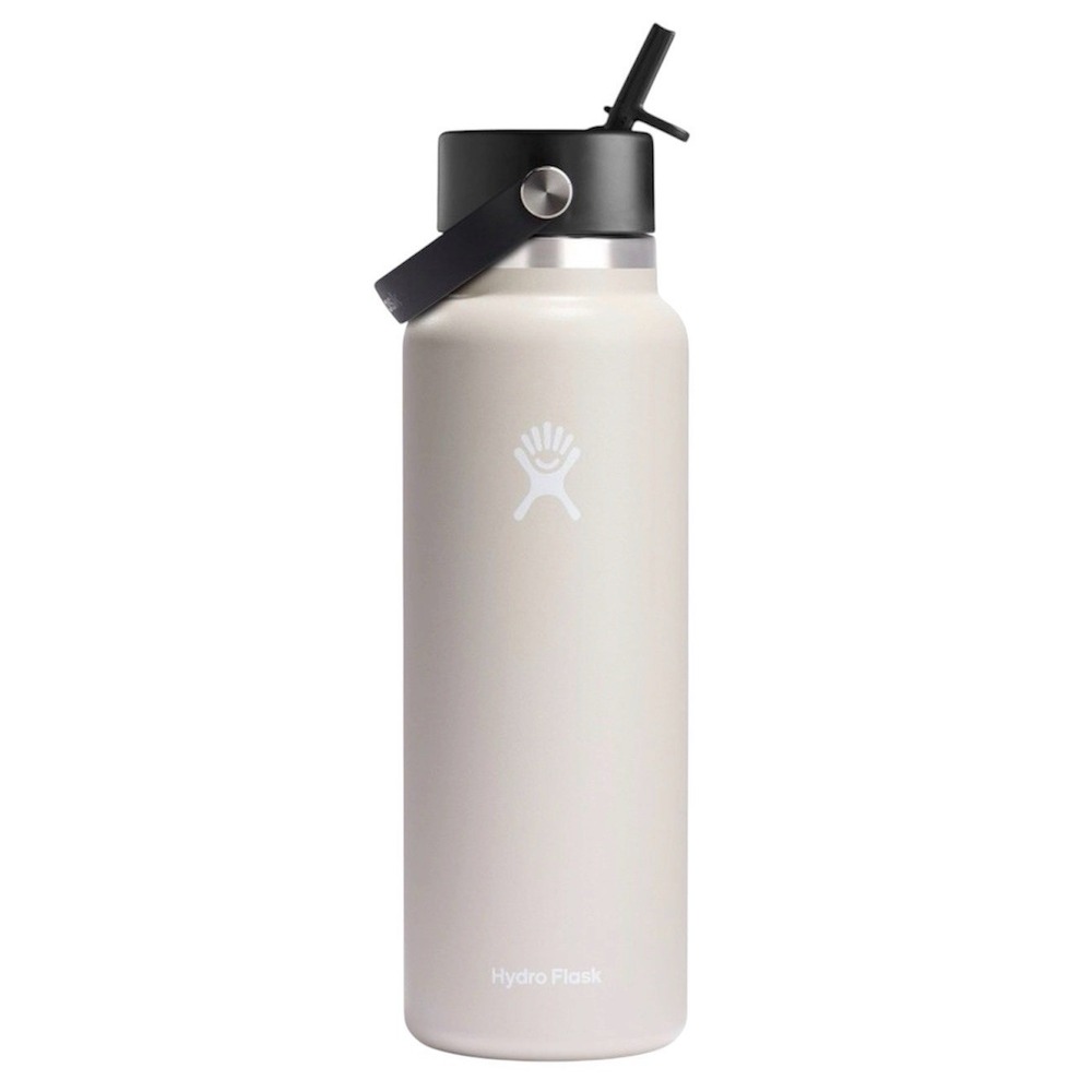 Hydro Flask 40oz Wide Mouth Flex Straw Bottle - Oat